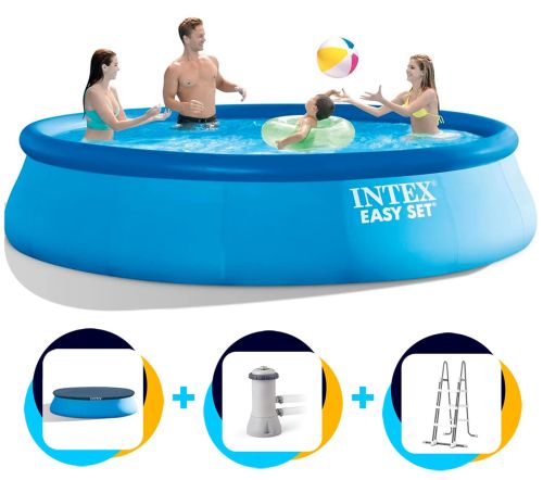 Intex Pool 457 x 107 | Easy Set mit Filterpumpe