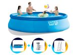 Intex Pool 457 x 107 | Easy Set mit Filterpumpe