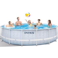 Intex Chevron Prism Frame Pool 488 x 122 cm