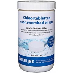 Chlortabletten für Schwimmbad | Long90 200gramm/1kg