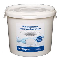 Interline Chloortabletten - Long90 200gram/10kg 