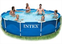 Intex Pool rund 366 x 76 | Metallrahmen