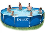 Intex Pool rund 366 x 76 | Metallrahmen